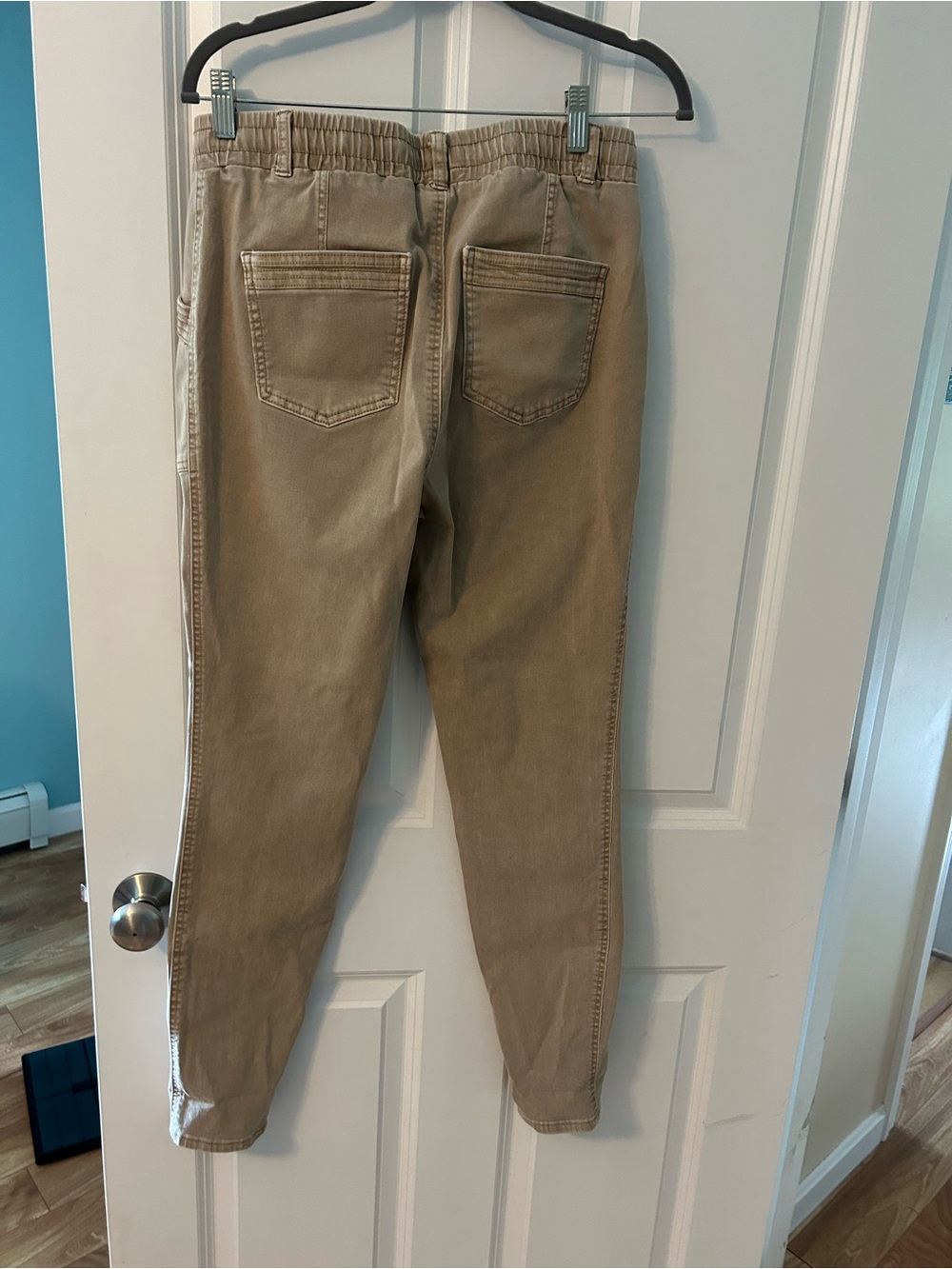 Women’s Casual Elastic-Waist Khakis